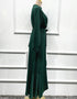 Ruffled Abaya with Belt for Women in Dubai and America